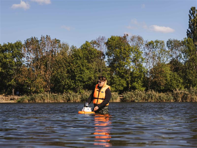 James Dyson 2025設計大獎永續發展獎得主「WaterSense自主式水質監測設備」。(圖/Dyson提供)