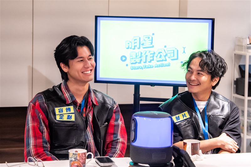 風田跟楊銘威受訪談新節目。(圖／TVBS提供）