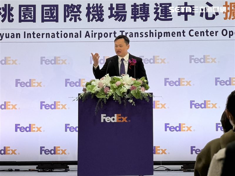 聯邦快遞台灣總經理蘇智民。（圖／記者李育道攝影）