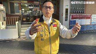 民進黨部丟雞蛋誤傷記者　游智彬鞠躬道歉