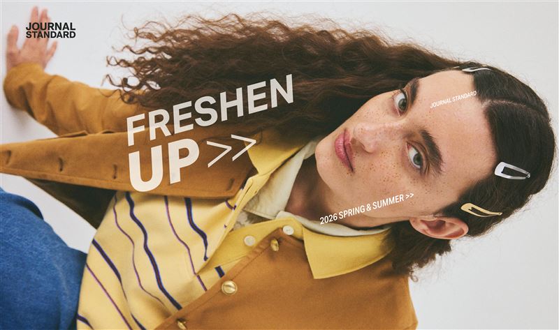 JOURNAL STANDARD女裝以「FRESHEN UP」為核心概念。(圖/品牌業者提供)
