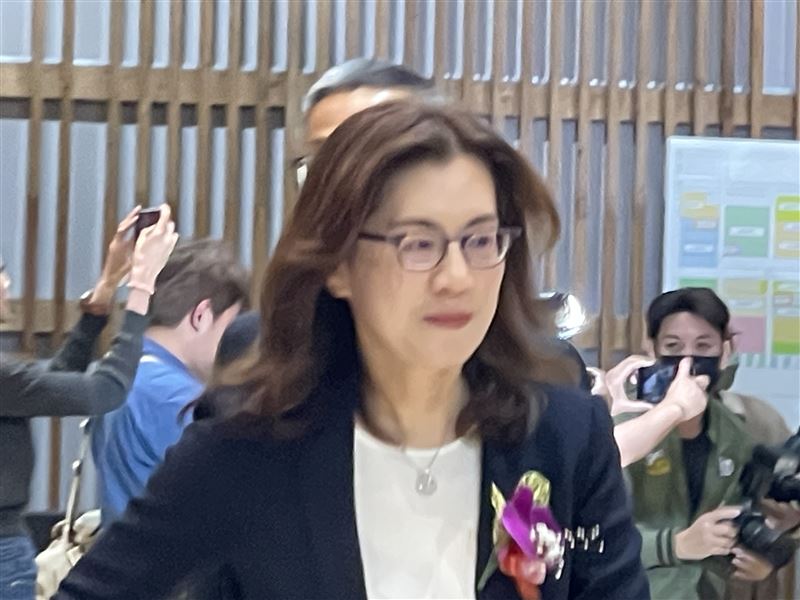 被中國國台辦點名列為台獨打手幫兇，高檢署前檢察官陳舒怡接花蓮地檢署檢察長職務。（圖／翻攝畫面）