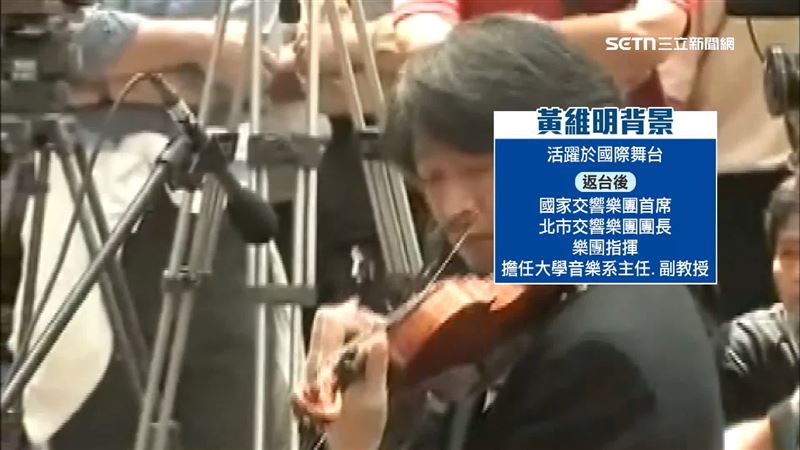 黃維明台灣音樂界地位崇高，原定今年還準備舉辦小提琴獨奏會