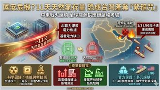 賴正鎰示警！天然氣僅11天存量惹議