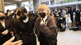 陸元琪現身前夫袁惟仁告別式，曾傳出被禁止參加。（圖／記者鄭孟晃攝影）