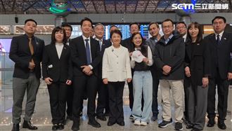 盧秀燕「胸別國旗」啟程訪美：為台灣發聲