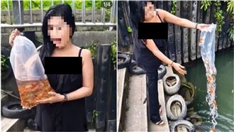 她買大批金魚放生「幫媽祈福」　下場慘了