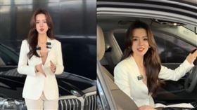 近期中國汽車銷售直播文化再度引發爭議。一名隸屬於上海寶馬經銷體系的女主播，在直播介紹車款時疑似公開貶低競爭品牌小米汽車，相關影片迅速在社群平台流傳，掀起大量討論。（圖／翻攝自馬小姐不姓馬抖音）