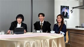 吳姍儒（右起）、炎亞綸一同上唐綺陽節目。(圖／《Yahoo唐綺陽談星私廚》 提供）