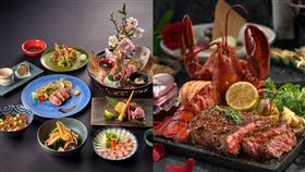 瞄準春季與白色情人節，飯店推出優惠。（圖／台北美福大飯店與台北君品酒店提供） 