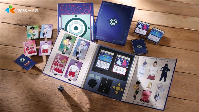 《HUNTER x HUNTER 獵人》一卡通套組3月18日起7-ELEVEN OPENPOINT APP限量預購。(圖/一卡通公司提供)