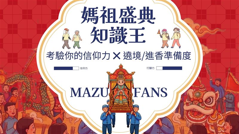 FOOTER推「媽祖知識王」遊戲  幫信眾長征