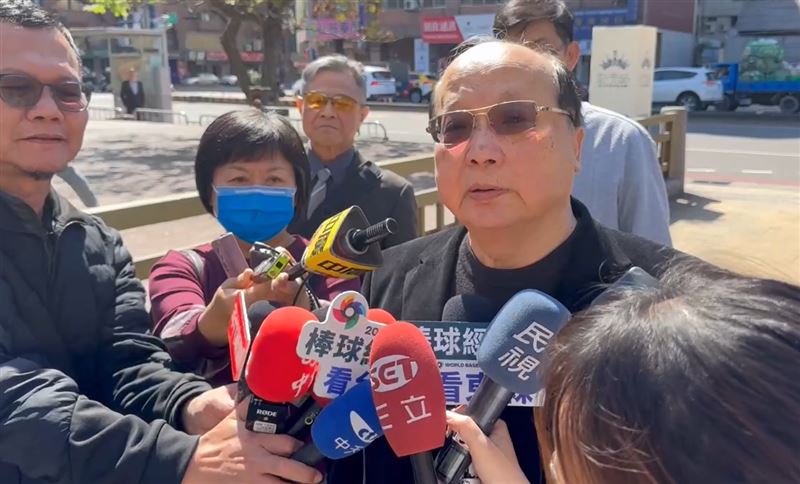 台中市前市長胡志強表示要遵守8年承諾,力挺江啟臣到底。(圖 /翻攝畫面)