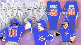 莊陳仲敖PO新作品，並寫下「把2026WBC的回憶放進畫裡！」（圖／翻攝自莊陳仲敖 Threads）