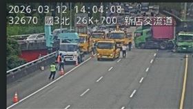 事故現場全線封閉。（圖／翻攝畫面）