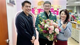 發言人會發言人？梁文傑同框林楚茵，雙方互動曝光。（圖／翻攝自Threads @linchuyin1010）