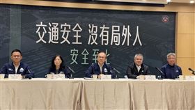 交通部陳彥伯政務次長主持道安記者會。（圖／交通部提供） 