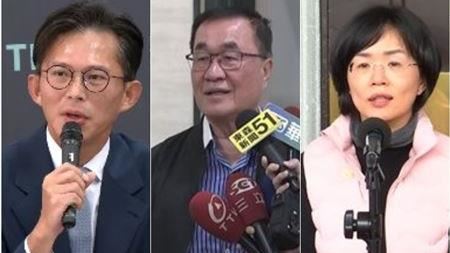 新北市長參選人(由左而右)黃國昌、李四川、蘇巧慧。(組合圖/資料照)