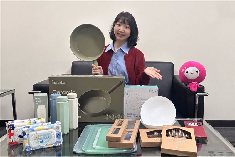 momo自有品牌「mo select」3月12日至15日首度亮相2026台北國際烘焙展。(圖/品牌業者提供)