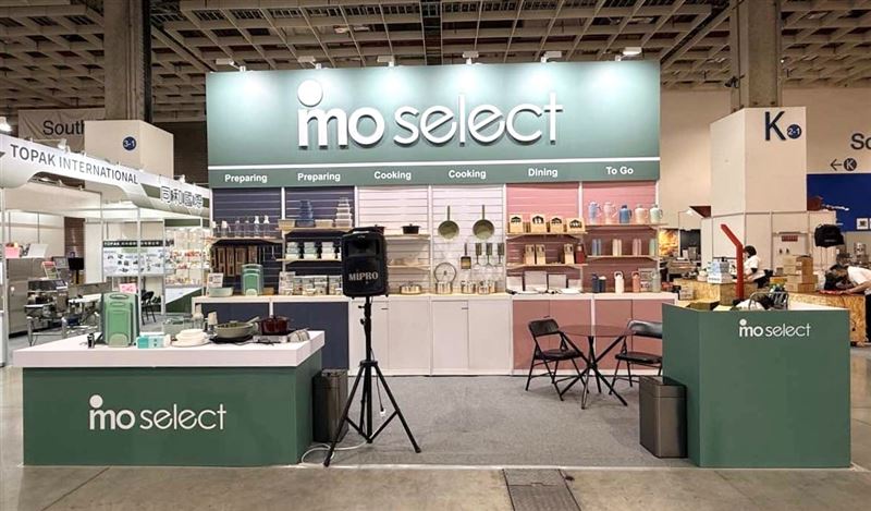 慶首次參展,mo select展場推出多項優惠活動,momo購物網同步推出線上「烘焙展限定優惠」。(圖/品牌業者提供)
