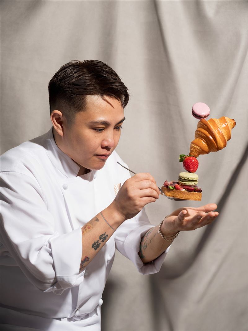 台北文華東方酒店迎來新任行政西點主廚胡利雲。（圖／飯店旅宿業者提供）