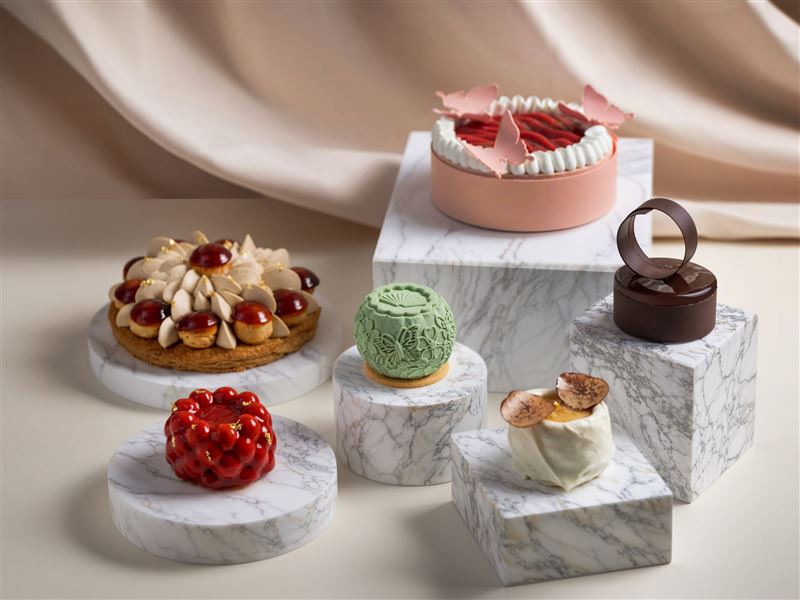 台北文華東方酒店新任行政西點主廚胡利雲，以精緻法式工藝為基礎，結合義式製作技法，並融入台灣在地果香與茶韻靈感，為文華餅房推出全新精品級甜點系列。（圖／飯店旅宿業者提供）