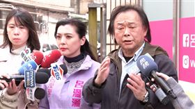 王世堅陪同呂瀅瀅受訪，談及子弟兵賴俊翰在議員初選落馬，坦言很意外，但賴俊翰一定能接受（圖／翻攝畫面）