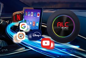 天鉞電子ALC推「旗艦Carplay車用多媒體盒I9」。(圖/天鉞電子提供)