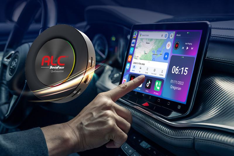 天鉞電子 ALC I9 旗艦版Carplay車用媒體盒登場。(圖/天鉞電子提供)