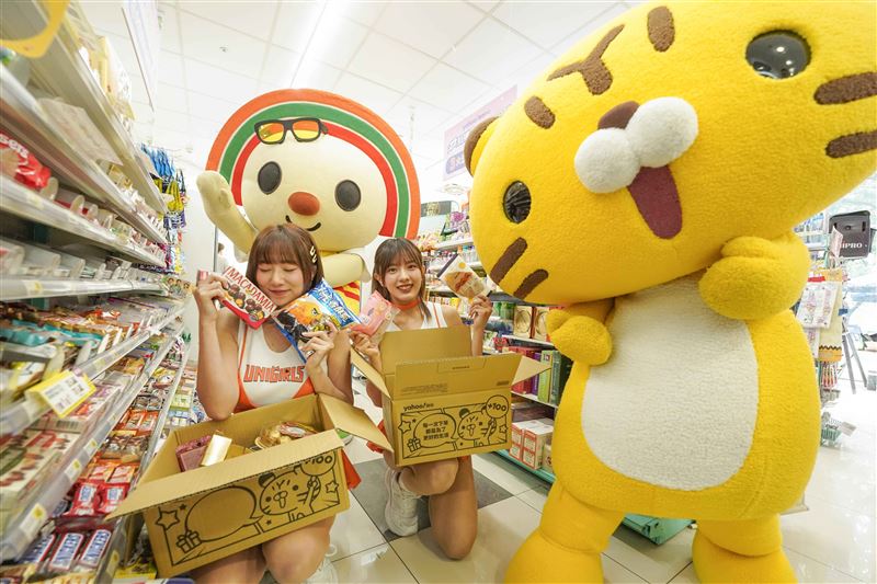 Yahoo購物中心22週年慶最高回饋25％，首度攜手7-ELEVEN打造實體「瘋狂搬搬樂」挑戰。（圖／品牌業者提供）