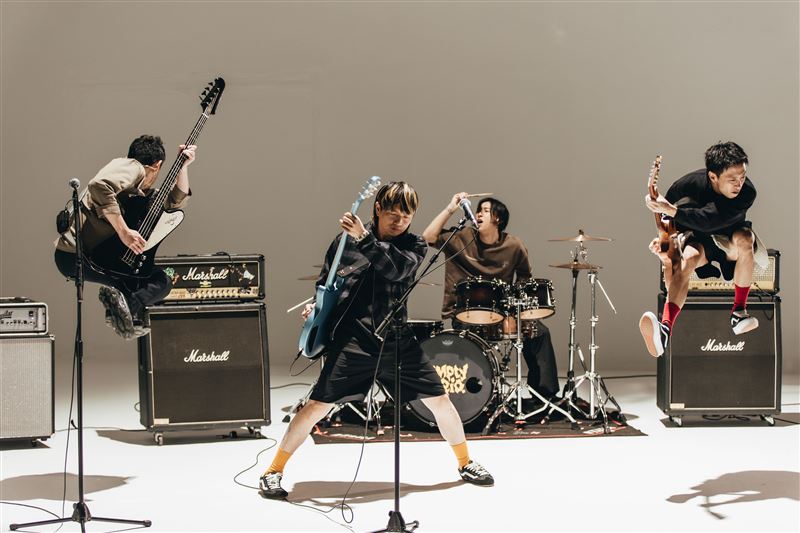 「EmptyORio」雷誰（左起）、ORio、柯光、牧。（圖／火氣音樂提供）