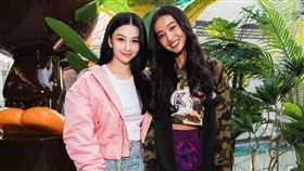 沈月（左）和木村光希（右）在活動中同框。（圖／翻攝自yuetyuetxx IG）