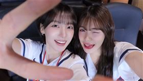 李多慧與河智媛難得2人合體自拍同框。（圖／河智媛提供）