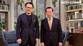 謝長廷接受《話時代人物》節目主持人鄭弘儀專訪（圖／話時代人物） 