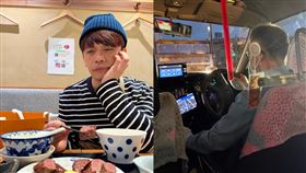 蔡阿嘎經典賽後又一個人飛日本玩，日本司機用語音翻譯表示，「我們都是人類，如果都能和睦相處那就太好了！」下車時日本司機還主動幫蔡阿嘎搬行李。（圖／翻攝自蔡阿嘎Threads）