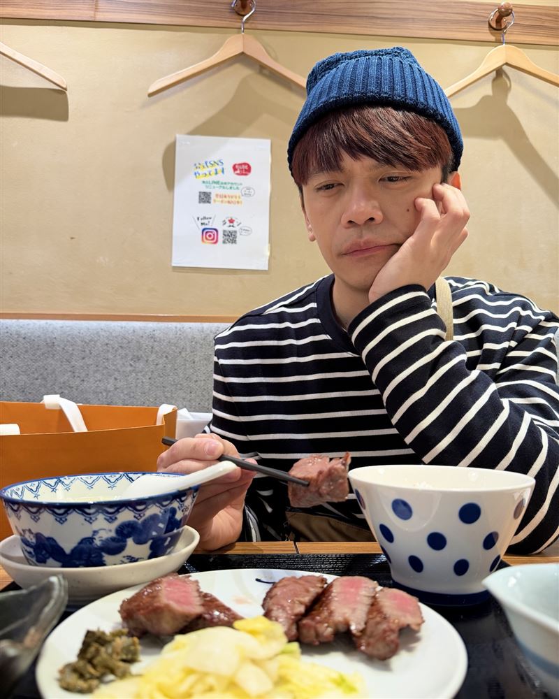 蔡阿嘎經典賽後又一個人飛日本玩。(圖/翻攝自蔡阿嘎Threads)