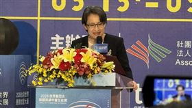 副總統蕭美琴出席2026年加盟展，大讚台灣早餐文化與珍奶展現強大軟實力。她強調政府將以AI數位轉型為工具，做微型創業者的後盾，解決人力短缺，讓服務業共享GDP成長8.6%的果實。（圖／記者師瑞德攝影）