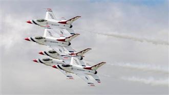 雷鳥、藍天使世紀合體！超狂航展這天登場