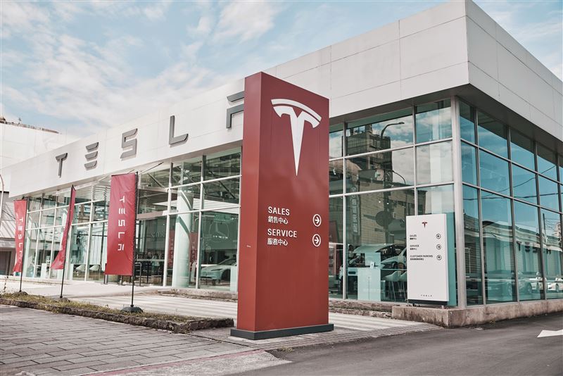 Tesla台北全新展覽空間「Tesla Museum」。（圖／Tesla提供）
