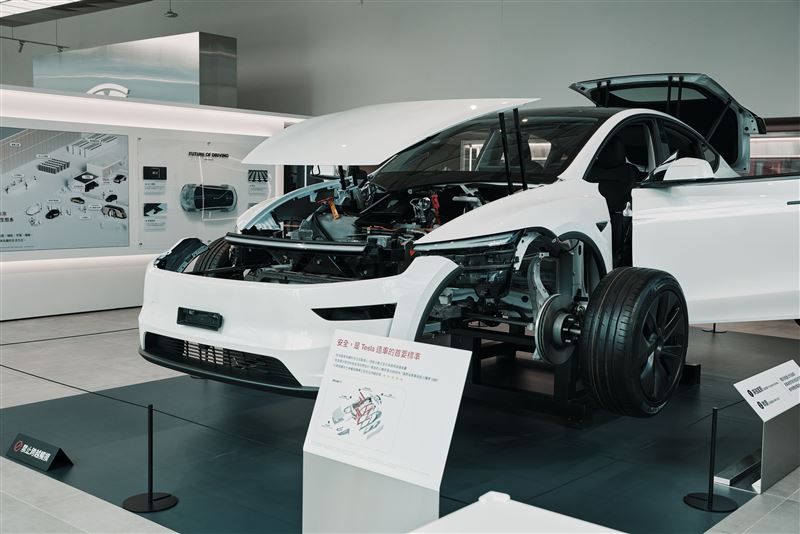 台灣唯一完全解構的Tesla Model Y。（圖／Tesla提供）