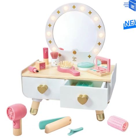 好市多這組799元的木質兒童化妝台組非常搶手。（圖／翻攝自好市多官網）