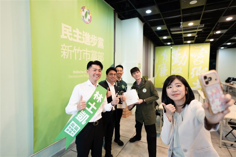 新竹市議員劉康彥確認不選,由辦公室主任林士凱接棒。(圖/林士凱提供)