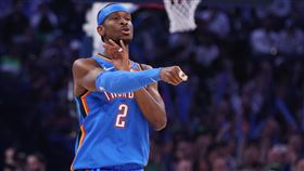 奧克拉荷馬雷霆亞歷山大（Shai Gilgeous-Alexander）。（圖／美聯社／達志影像）