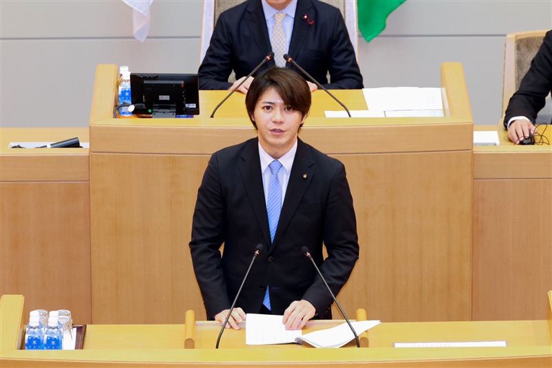 日本神戶市議員上畠寛弘。(圖/翻攝自X平台 @NorihiroUehata)