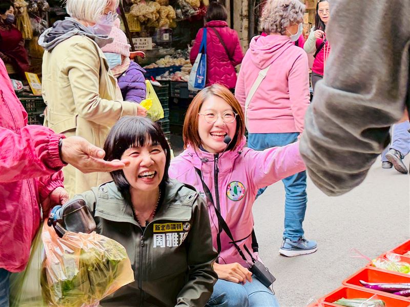 水噹噹協會理事長贈菜頭助陣，盛讚蔡美華：最能託付的即戰力