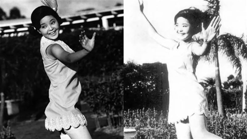 少女時的鄧麗君,其實也是一位愛笑活潑的天真女孩。圖1969年攝影。(圖/翻攝自百度百科)