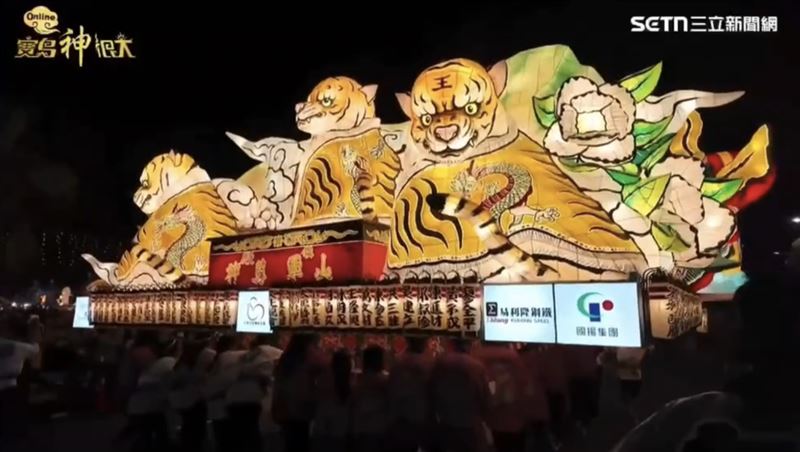 虎爺燈也十分震撼。（圖／寶島神很大）