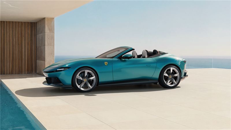 法拉利Amalfi Spider敞篷超跑。(圖/Ferrari提供)