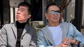 張晨光（右）合體張兆志（左）拍片。（圖／翻攝自張兆志IG）
