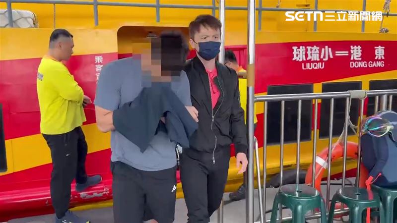 警方偵破陽明院區虛幣搶案，並在小琉球逮捕李姓監控手。（圖／翻攝畫面）